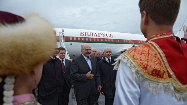 Прилёт в Уфу Президента Республики Беларусь Александра Лукашенко - Sputnik Беларусь