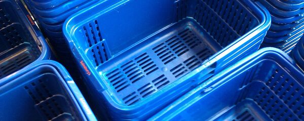 Корзинки в супермаркете Корзинки в супермаркете - Sputnik Беларусь