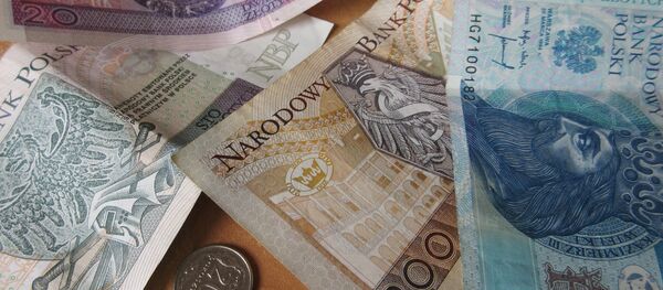 Польские злотые, архивное фото - Sputnik Беларусь