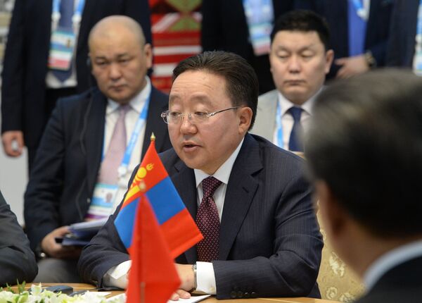 Президент Республики Монголия Цахиагийн Элбэгдорж - Sputnik Беларусь