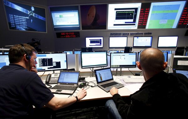 Европейский космический центр в Германии, где следят за модулем Фила - Sputnik Беларусь