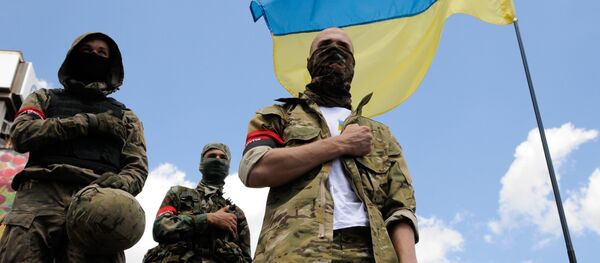Сторонники радикального движения Правый сектор - Sputnik Беларусь