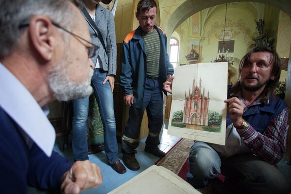Один из планов реставрации костела в Вишнево - Sputnik Беларусь