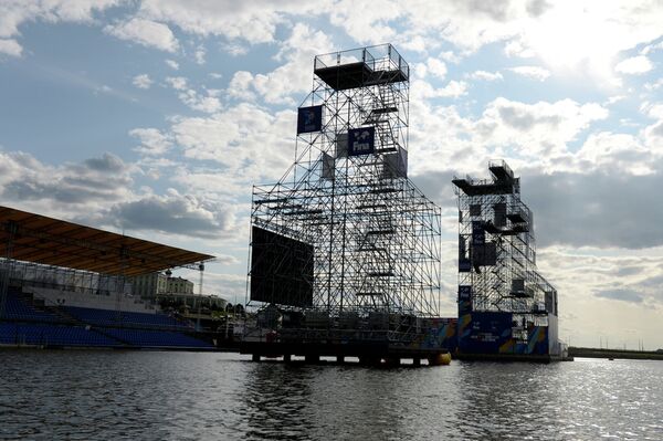 Вышки для хай-дайвинга на спортивной арене Kazanka - Sputnik Беларусь