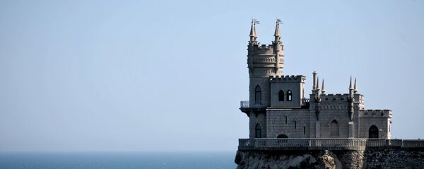 Ласточкино гнездо в Крыму Ласточкино гнездо в Крыму - Sputnik Беларусь