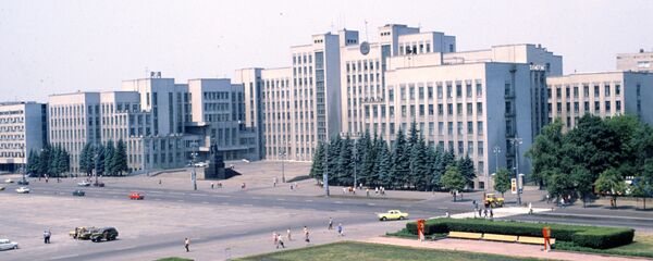 Дом правительства Белорусской ССР на площади имени Ленина - Sputnik Беларусь