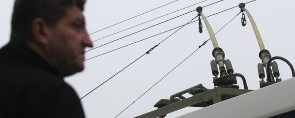 Контактные провода троллейбуса Контактные провода троллейбуса - Sputnik Беларусь