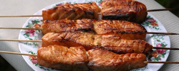 Шашлык из лосося - Sputnik Беларусь