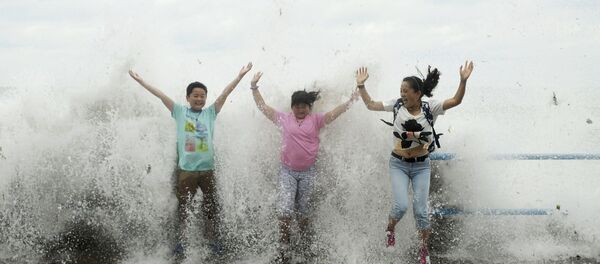 Тайфун в Китае Тайфун в Китае - Sputnik Беларусь