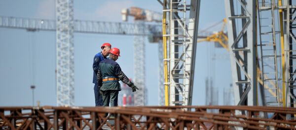 Белорусская АЭС в Островце - Sputnik Беларусь