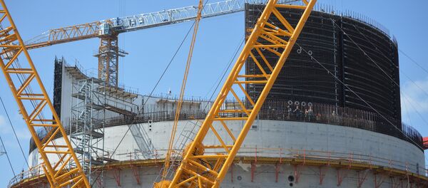 Строительство реакторного блока №1 БелАЭС - Sputnik Беларусь