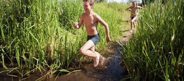 Детвора из агрогородка Засковичи  - Sputnik Беларусь