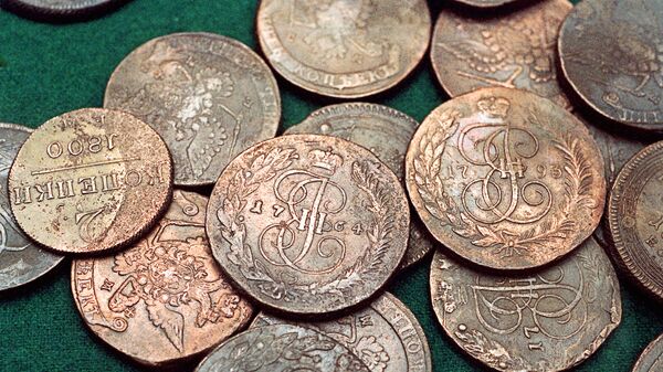 Старинные монеты из клада - Sputnik Беларусь