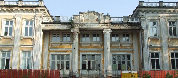 Дворец князей Друцких-Любецких в Щучине в период реставрации - Sputnik Беларусь