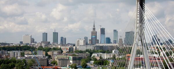 Вид на Свентокшиский мост через реку Висла в Варшаве - Sputnik Беларусь
