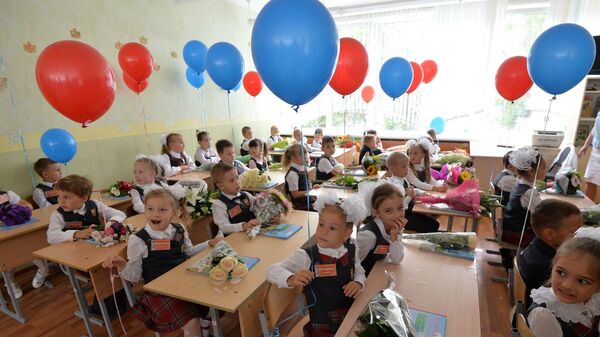 В первом классе - Sputnik Беларусь