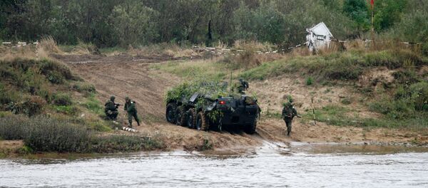 Совместное оперативное учение Вооруженных Сил Российской Федерации и Республики Беларусь Щит Союза-2015. Архивное фото - Sputnik Беларусь
