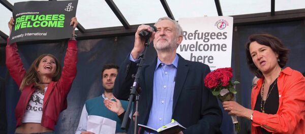 Джереми Корбин на митинге в Лондоне - Sputnik Беларусь