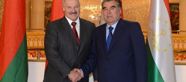 Президент Беларуси Александр Лукашенко и президент Таджикистана Эмомали Рахмон - Sputnik Беларусь