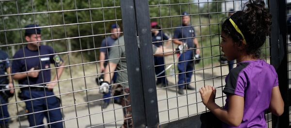 Беженцы в Венгрии - Sputnik Беларусь