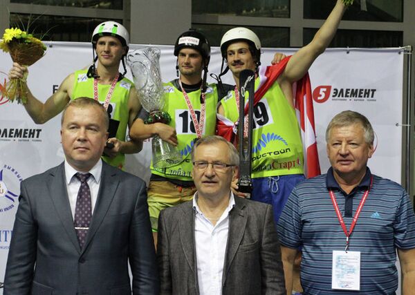 Победители Открытого чемпионат Беларуси по фристайлу среди мужчин  - Sputnik Беларусь