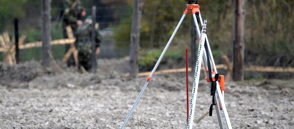 Работы по демаркации на стыке границ Беларуси, Украины и Польши - Sputnik Беларусь