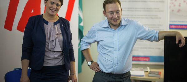 Татьяна Короткевич и Андрей Дмитриев - Sputnik Беларусь