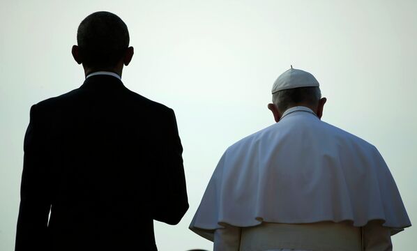 Барак Обама и Папа Франциск - Sputnik Беларусь