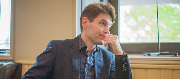 Марціновіч у News Cafe Марціновіч у News Cafe - Sputnik Беларусь