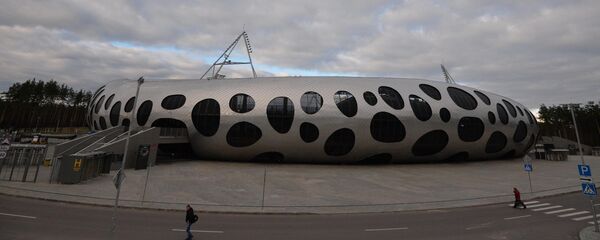 Тучи над Борисов-Ареной Тучи над Борисов-Ареной - Sputnik Беларусь