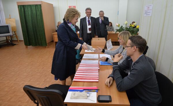 Марианна Щеткина - министр труда и глава избирательного штаба Александра Лукашенко - Sputnik Беларусь