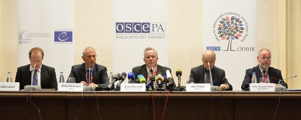 Наблюдатели ПАСЕ и ОБСЕ в Минске - Sputnik Беларусь