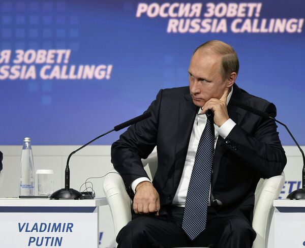 Президент РФ В.Путин посетил форум ВТБ Капитал Россия зовет! - Sputnik Беларусь