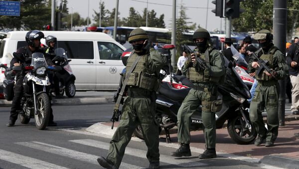 Полиция Израиля работает на месте теракта - Sputnik Беларусь