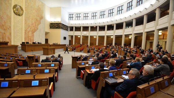 Овальный зал белорусского парламента - Sputnik Беларусь