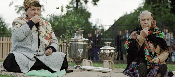 На фольклорном празднике в музейном комплексе Ясная поляна - Sputnik Беларусь