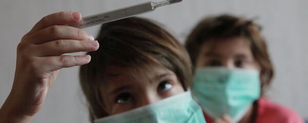 Дзеці, якія захварэлі грыпам Дзеці, якія захварэлі грыпам - Sputnik Беларусь