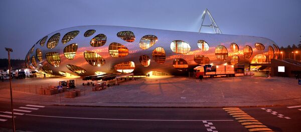 Борисов-Арена перед матчем БАТЭ - Барселона - Sputnik Беларусь