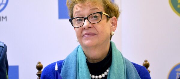 Глава Представительства Европейского союза в Республике Беларусь Андреа Викторин  - Sputnik Беларусь