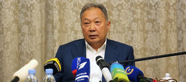 Курманбек Бакиев на презентации своей книги в Минске - Sputnik Беларусь