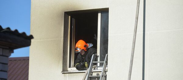 Пожарный в Минске - Sputnik Беларусь