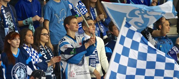 Болельщики ХК Динамо-Минск - Sputnik Беларусь