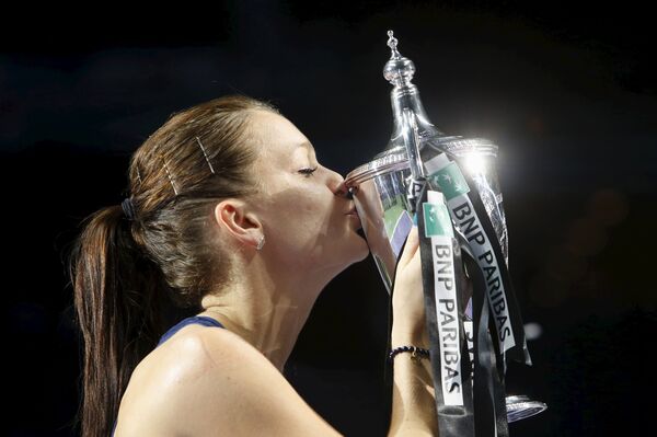 Польская теннисистка Агнешка Радваньская впервые в своей карьере выиграла итоговый турнир WTA - Sputnik Беларусь