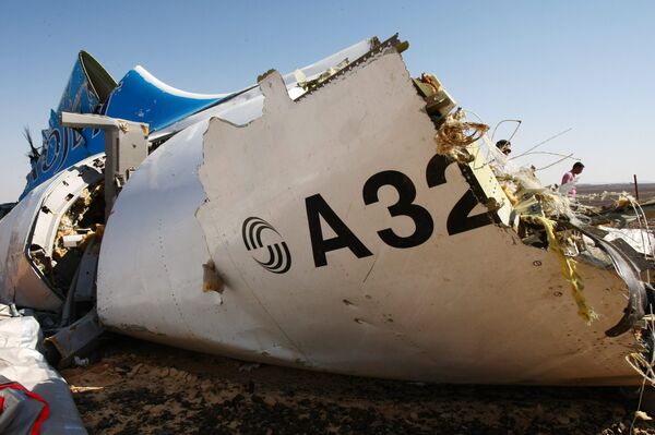 Место крушения российского самолета Airbus A321 в Египте - Sputnik Беларусь