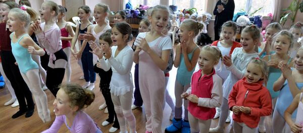 Ученицы Балетной школы - Sputnik Беларусь