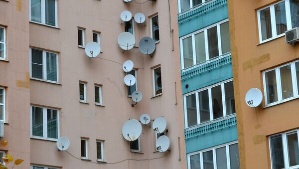 Спутниковые тарелки, архивное фото - Sputnik Беларусь