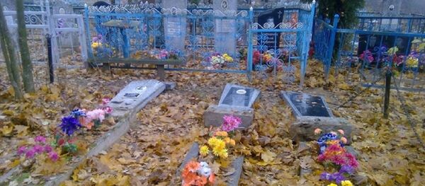 Разрушенные надгробия на полоцком кладбище Разрушенные надгробия на полоцком кладбище - Sputnik Беларусь