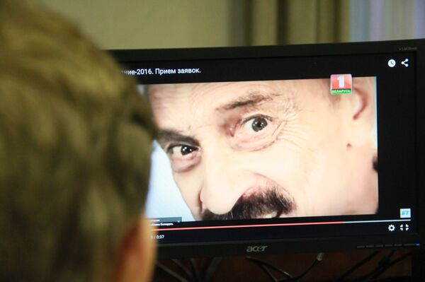 Рекламный видеоролик Евровидения с участием Александра Тихановича Рекламный видеоролик Евровидения с участием Александра Тихановича - Sputnik Беларусь