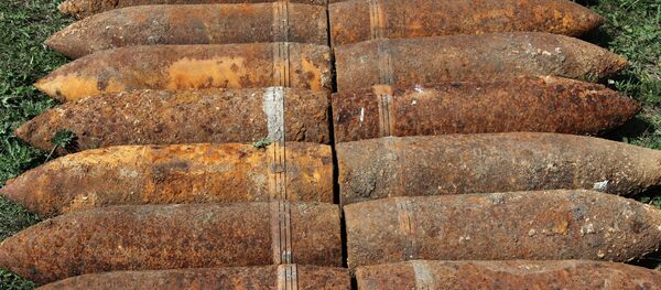 Боеприпасы времен ВОВ, архивное фото - Sputnik Беларусь