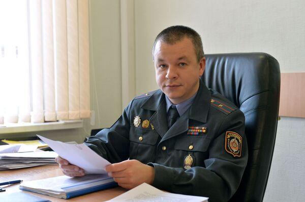 Старший инспектор по розыску Дмитрий Ткачев - Sputnik Беларусь